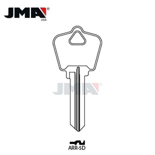 JMA - AR4 / 1179A Arrow Metal Key Blank - 6-Pin - Brass / ARR-5DE