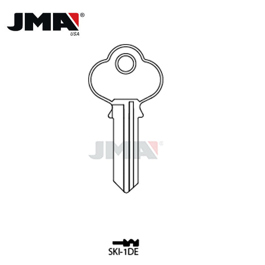 JMA - Corbin Skillman SK1 Metal Key Blank / Brass / SKI-1DE