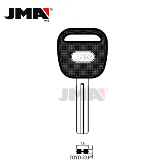 JMA - Lexus Short Blade High Security Plastic Head Key Blank / TOYO-30.P1