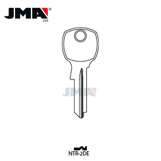 JMA - NA12 Metal Key Blank for National / Brass / NTR-2DE