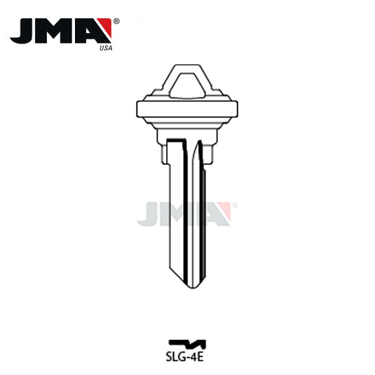 JMA - SC4BR Metal Key Blank For Schlage / Brass / SLG-4E