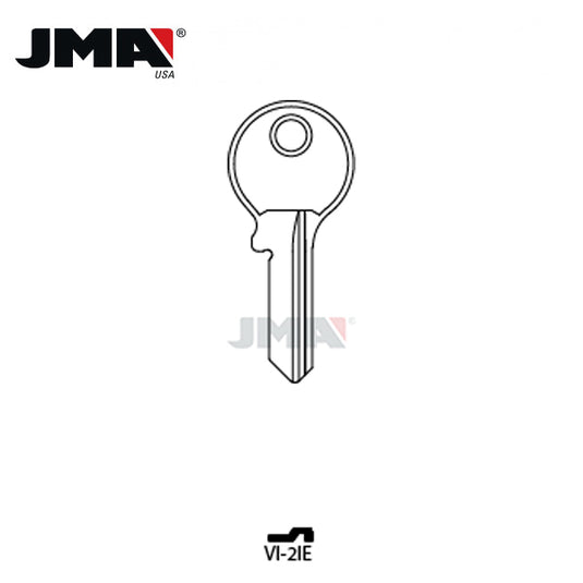 JMA - VR7 Viro Metal Key Blank / Nickel Plate / VI-2IE