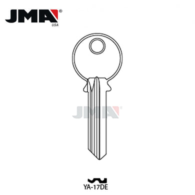 JMA - Y2 YALE Metal Key Blank / Brass / YA-17DE