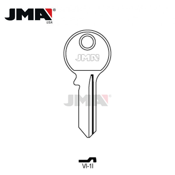 JMA – VR91 VR2 VIRO Metal Key Blank / VI-1I