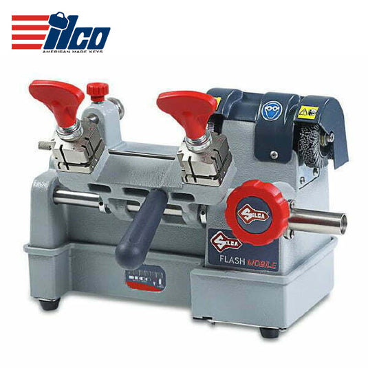 ILCO – Flash Mobile – Battery-Operated Key Duplicator / Edge Cut and Cruciform Keys / D8A3686ZB (Silca)