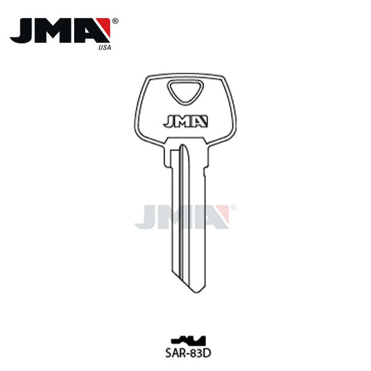 JMA - 01007RF Sargent Metal Key Blank / SAR-83D