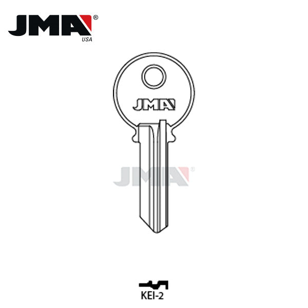 JMA – 1079B-K2 Kei Metal Key Blank / KEI-2