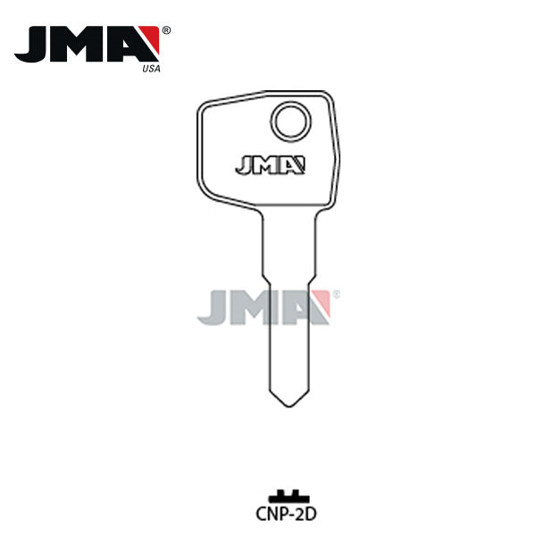 JMA – 1594 Canada Post Metal Key Blank / CNP-2D