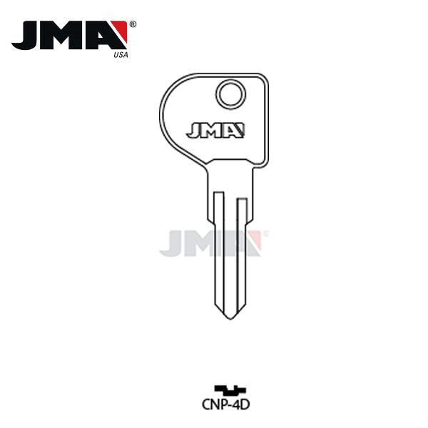 JMA – 1659R Canada Post Metal Key Blank / CNP-4D
