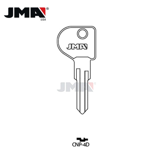 JMA – 1659R Canada Post Metal Key Blank / CNP-4D