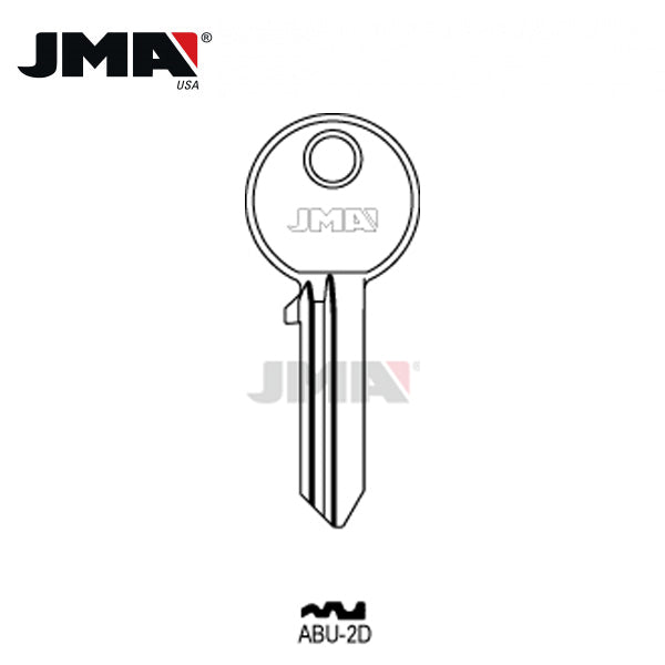 JMA - AB18 ABUS Metal Key Blank / Nickel Plate / ABU-2D