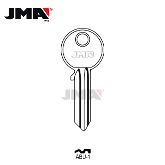 JMA - AB20 Abus Metal Key Blank / Nickel Plate / ABU-1