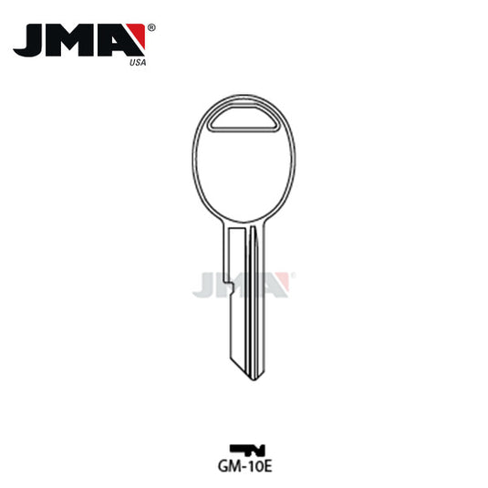 JMA - B49 Metal Key Blank For GM / GM-10E