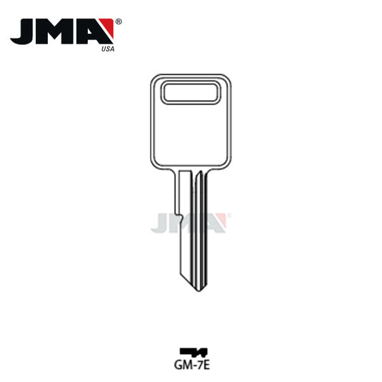 JMA - P1098C B50 GM Metal Key Blank / GM-7E