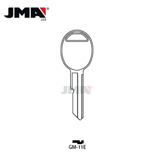 JMA - S1098D B51 GM Metal Key Blank / GM-11E
