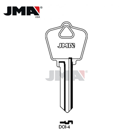 JMA - DO6 Dominion Lock Metal Key Blank / DOI-4 / Pack of 10