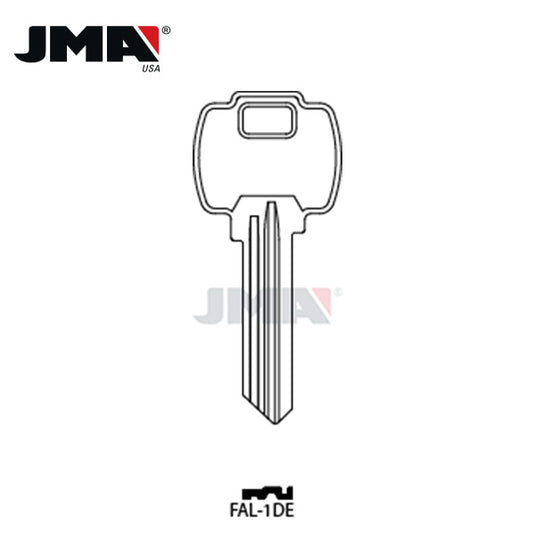JMA - FA3 Falcon Metal Key Blank / A1054WD-FA3 / Brass / FAL-1DE