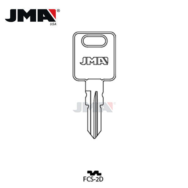 JMA – FIC3 Metal Key Blank / Festec Camper And Mobile Home Locks / FCS-2D