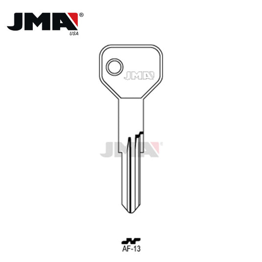 JMA - FT48 Alfa Romeo Metal Key Blank / Nickel Plate / AF-13