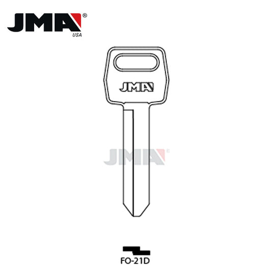 JMA – H51 Ford / Lincoln / Mercury Metal Key Blank / NP / FO-21D