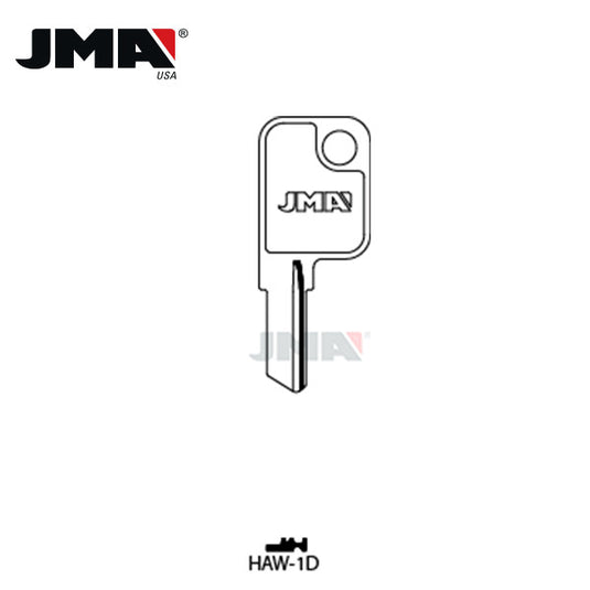 JMA - HAW1 Haworth Metal Key Blank / HAW-1D