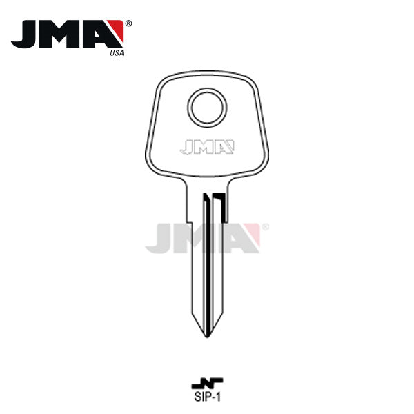JMA – IV1 Iveco Truck Metal Key Blank / SIP-1