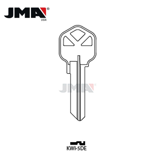 JMA – KW11BR Kwikset Metal Key Blank / Brass / KWI-5DE