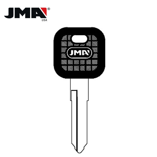 JMA - KW14R Kawasaki Motorcycle Plastic head Key Blank / KAW-6D.P
