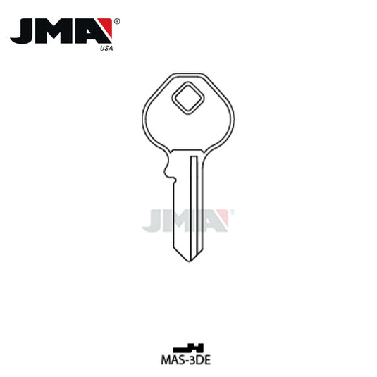 JMA - M12 Metal Key Blank For Master Padlock / MAS-3DE