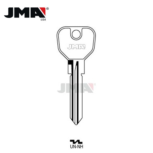 JMA - MG1 / M81G MG Mechanical Metal Key Blank / UN-NH / Pack of 10