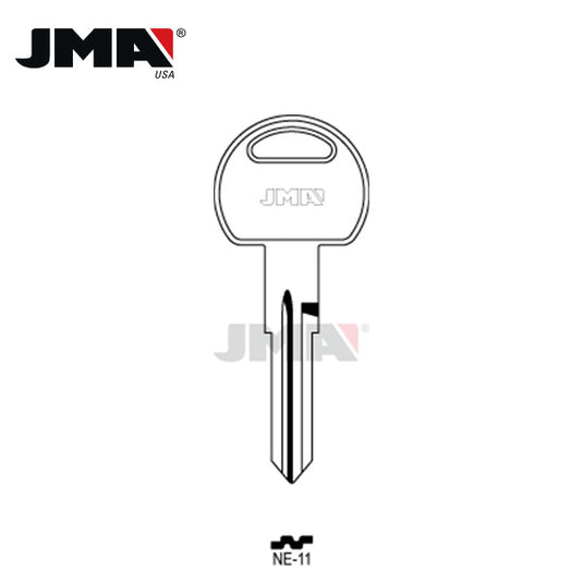 JMA - NE48 Metal Key Blank / NE-11
