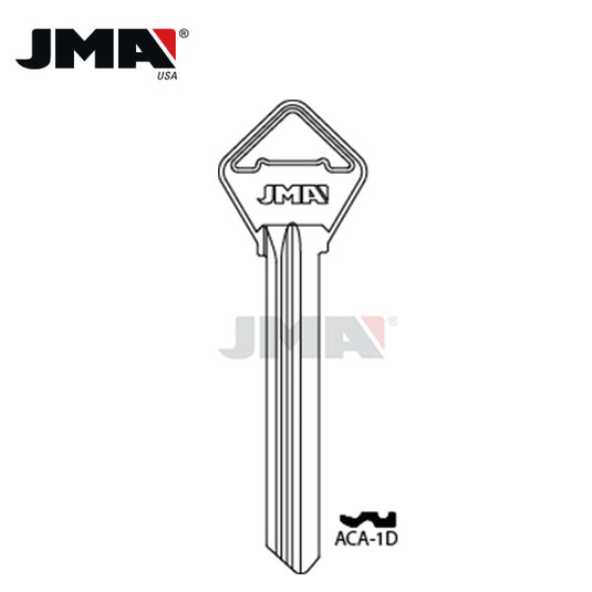JMA - ARCA Metal Key Blank / Nickel Plate / ACA-1D