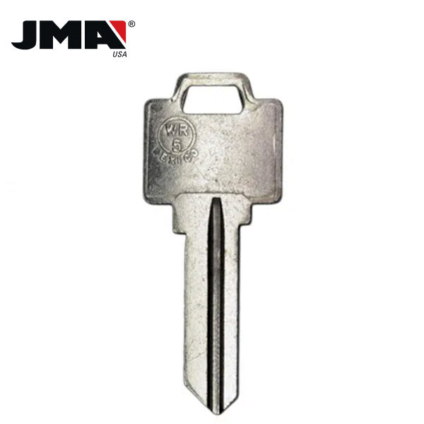 JMA - WR5 N1054WB - 5-Pin Weiser Key Blank / Nickel / WEI-3E / WR5NP