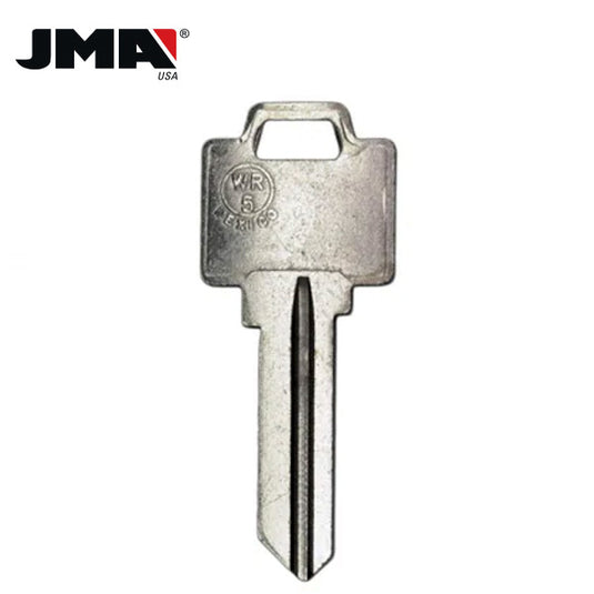 JMA - WR5 N1054WB - 5-Pin Weiser Key Blank / Nickel / WEI-3E / WR5NP