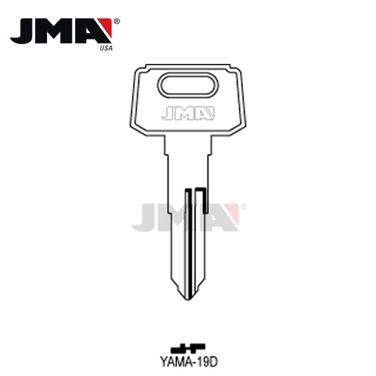 JMA – X118 YH49 Yamaha Motorcycle Metal Key Blank / YAMA-19D