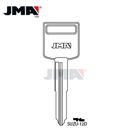 JMA – X241-SUZ18 Suzuki Motorcycle Metal Key Blank / SUZU-12D