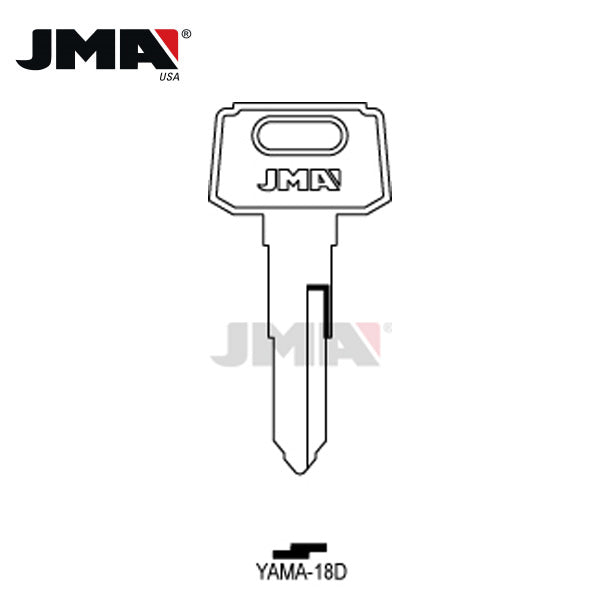 JMA – YH47 Yamaha Motorcycle Metal Key Blank / YAMA-18D