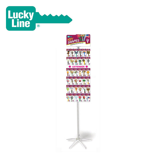 LuckyLine - Key Shapes Revolving Floor Display / 34007CF