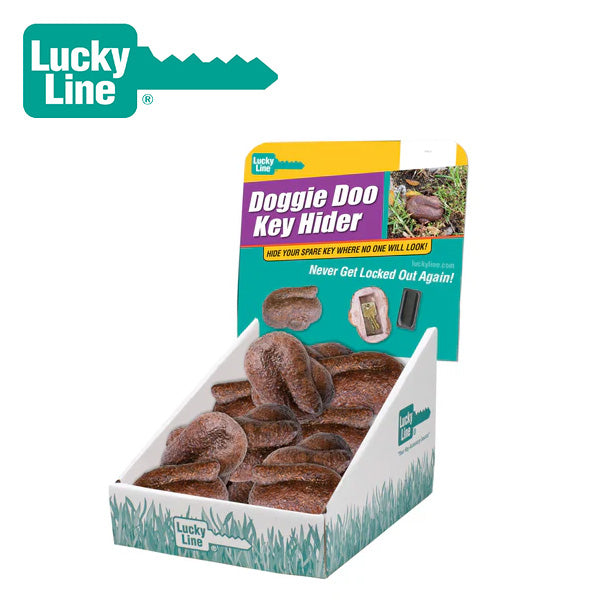 LuckyLine – 10-Pack Doggie Doo Key Hider Display / 90561