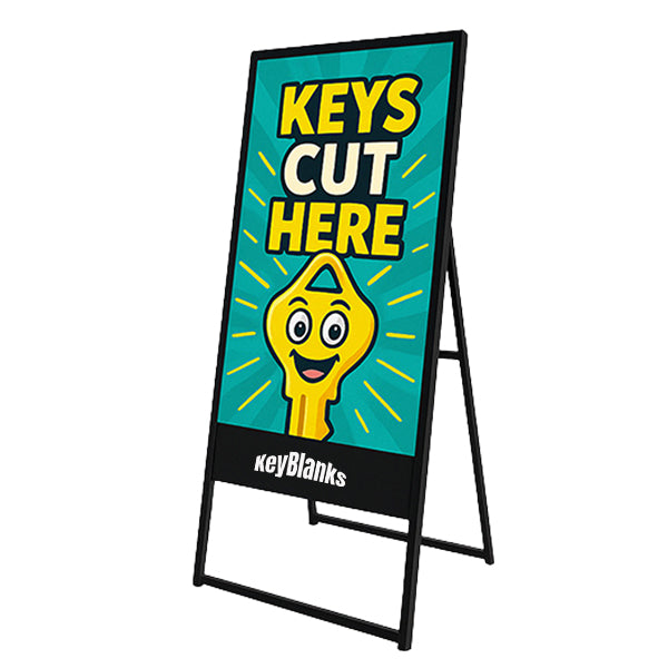 Non-Touch Digital A-Frame Sign - Electronic Advertising Signage Display