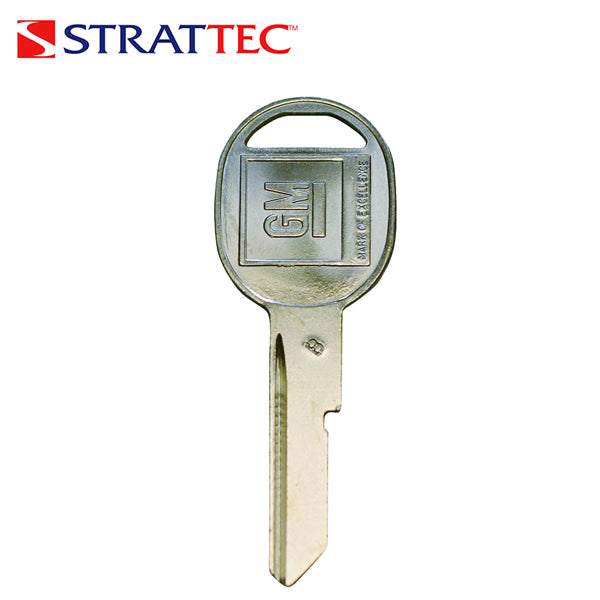 Strattec - GM Metal Key Blank / 51B GRV / GM Logo / 320589