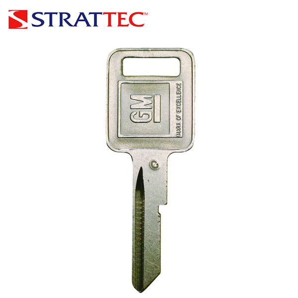 Strattec - GM Metal Key Blank / 54C GRV / GM Logo / NON RFID / 320652