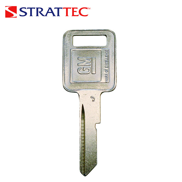 Strattec - GM Metal Key Blank / 8J GRV / GM LOGO / 320470